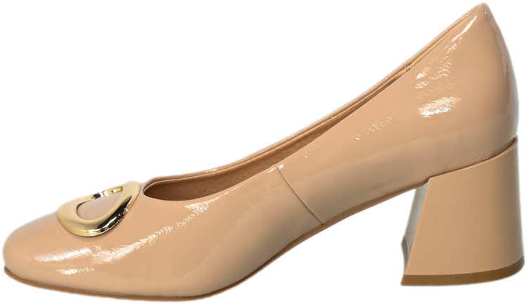 Czółenka Vinceza 10930 BE PT  Beż Lakier