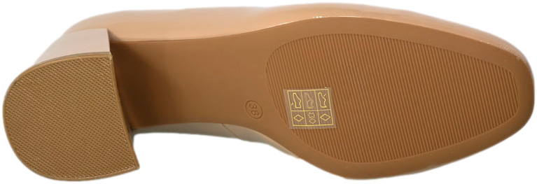 Czółenka Vinceza 10930 BE PT  Beż Lakier