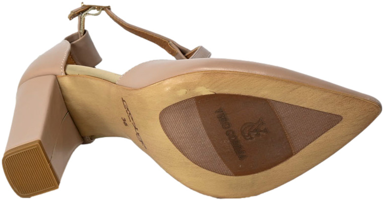 Sandały Prestige 2102-Obl S-75 Beż Skóra Naturalna TN