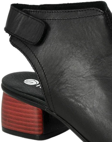 Sandały Remonte R8770-01Black Czarne Skóra Naturalna