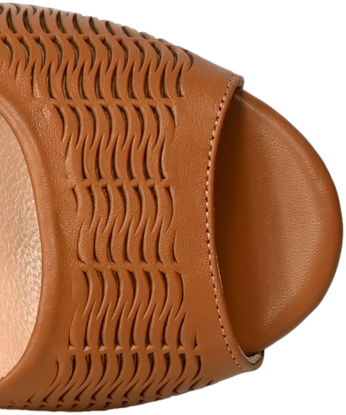 Sandały Boccato 0030-7007-302 52 Tan Leather Skóra Naturalna TN