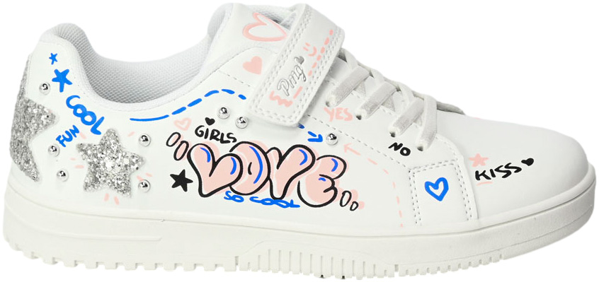 Półbuty Primigi 5957300 Nappa PU Love- Bianco R.30-35