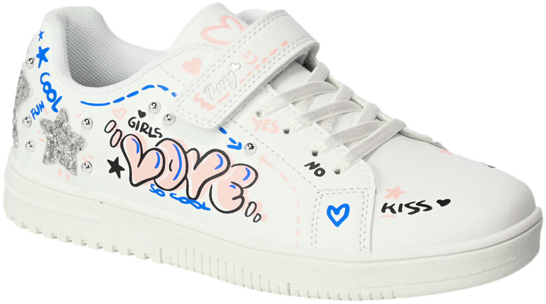 Półbuty Primigi 5957300 Nappa PU Love- Bianco R.30-35