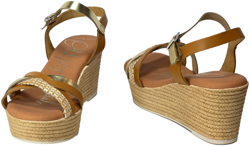 Sandały Oh My Sandals 4866 Mostaza Combi TN