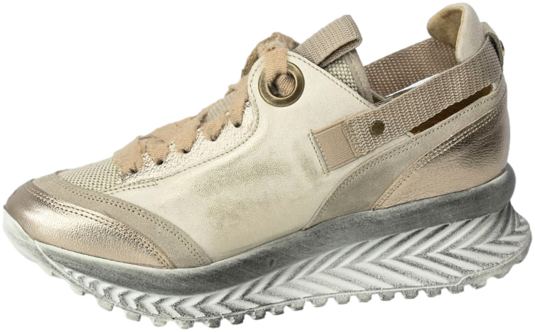Sneakersy Maciejka 04916 19/00-5 Skórzane Beżowe