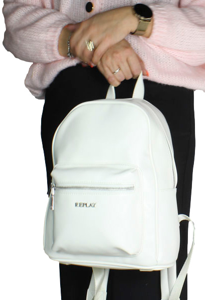 Plecak Replay FW3587 White Biały