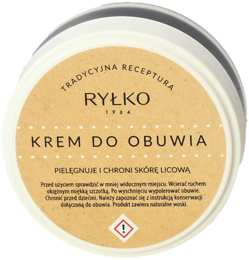 Krem Ryłko do obuwia w kolorze czarnym.