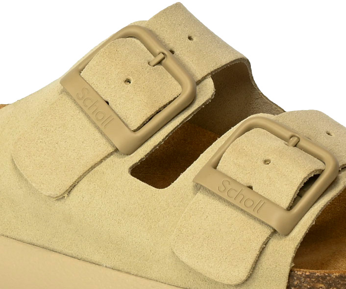 Klapki Medyczne Scholl F31134 Beige Komfortowe anatomiczna wkładka