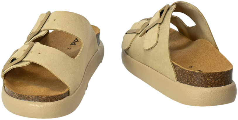 Klapki Medyczne Scholl F31134 Beige Komfortowe anatomiczna wkładka