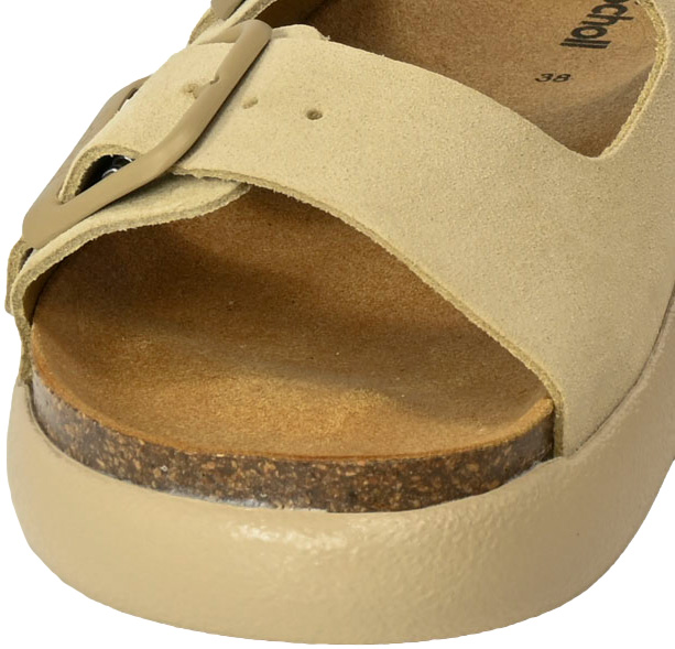 Klapki Medyczne Scholl F31134 Beige Komfortowe anatomiczna wkładka