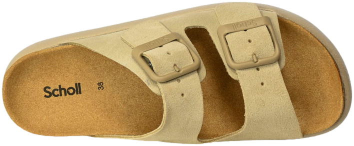 Klapki Medyczne Scholl F31134 Beige Komfortowe anatomiczna wkładka