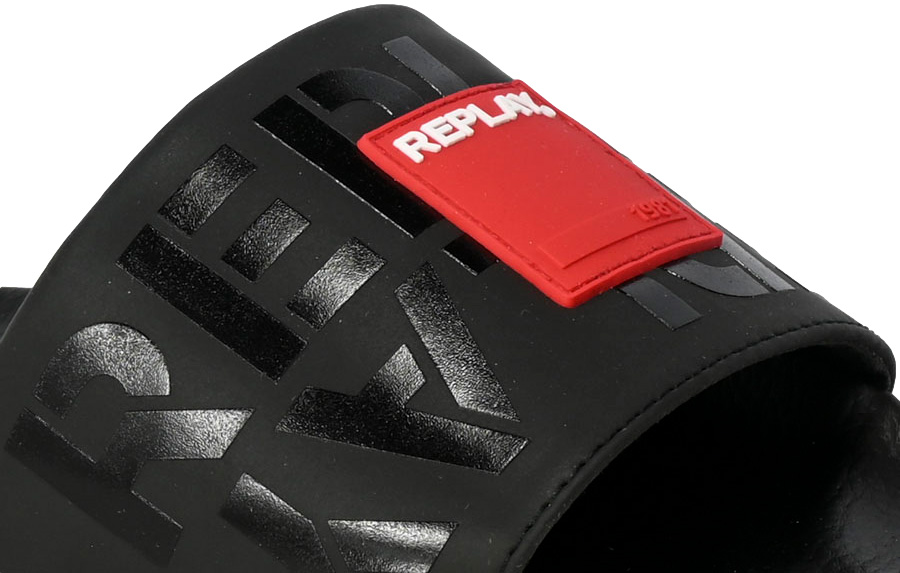 Klapki Replay GMF1A-C0047S Black Czarne