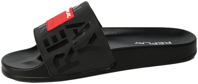 Klapki Replay GMF1A-C0047S Black Czarne