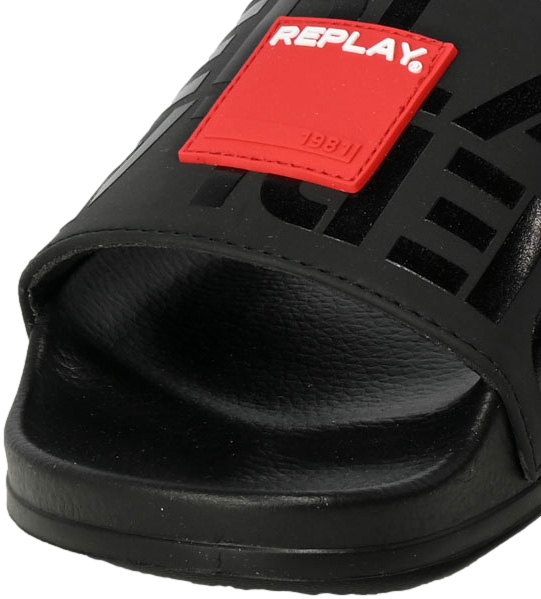 Klapki Replay GMF1A-C0047S Black Czarne