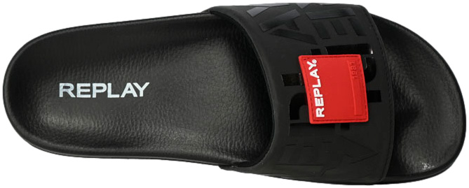 Klapki Replay GMF1A-C0047S Black Czarne