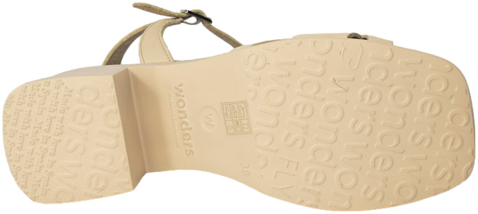 Sandały Wonders D-1011 Iseo Natural Skóra Naturalna