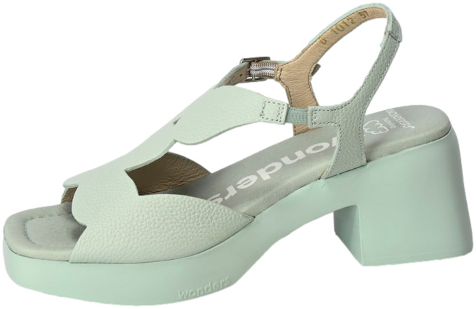 Sandały Wonders D-1012 Wild Aqua Iseo Skóra Naturalna