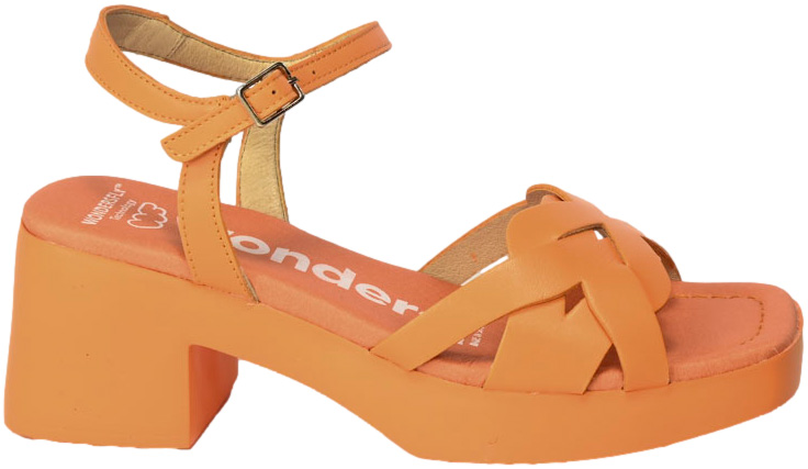Sandały Wonders D-1011 Iseo Apricot Skóra Naturalna