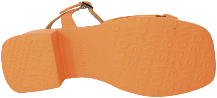 Sandały Wonders D-1011 Iseo Apricot Skóra Naturalna