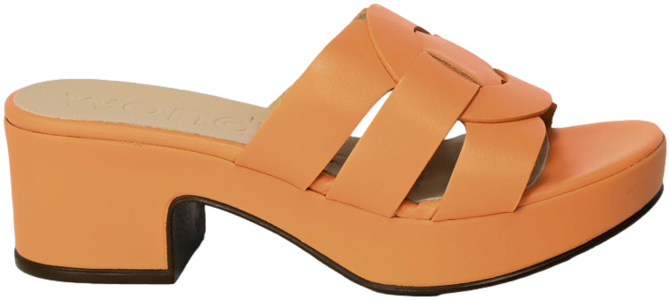 Klapki Wonders D-8840 Iseo Apricot Skóra Naturalna