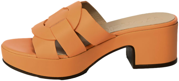 Klapki Wonders D-8840 Iseo Apricot Skóra Naturalna