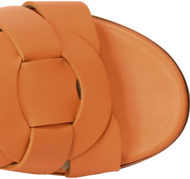 Klapki Wonders D-8840 Iseo Apricot Skóra Naturalna