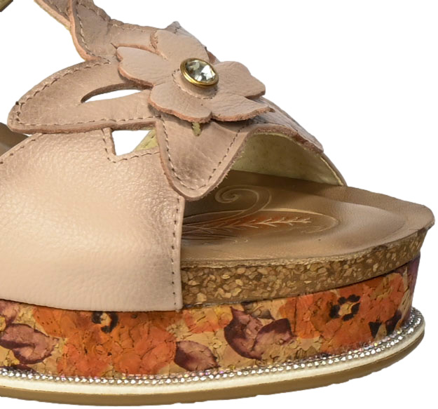 Sandały Laura Vita Hacdeo SL14598 Beige Skóra Naturalna