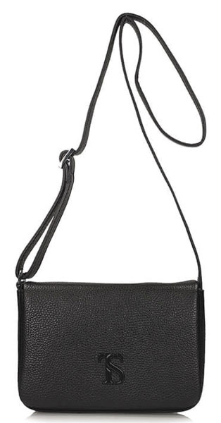 Torebka Toscanio F150 Czarne Skóra Naturalna