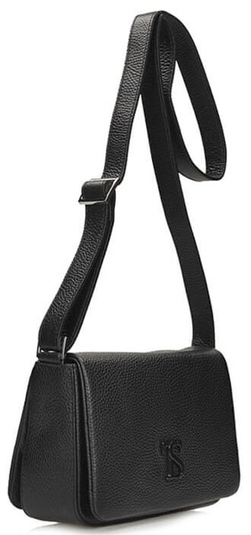 Torebka Toscanio F150 Czarne Skóra Naturalna