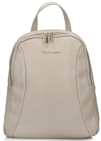 Plecak Toscanio F117 Krem D57 Skóra Naturalna
