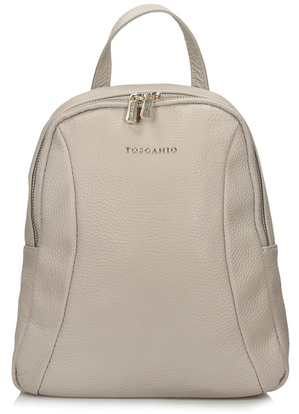 Plecak Toscanio F117 Krem D57 Skóra Naturalna