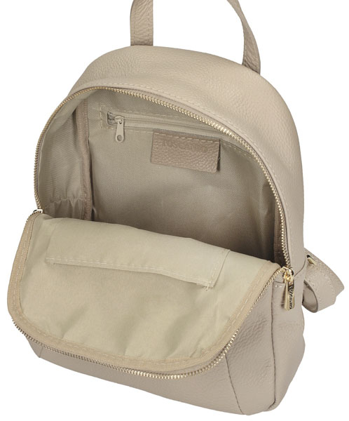 Plecak Toscanio F117 Krem D57 Skóra Naturalna