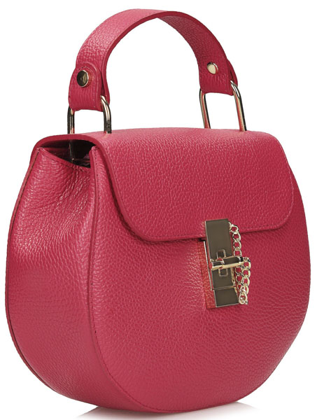 Torebka Toscanio F51 Czerwony D202 Skóra Naturalna