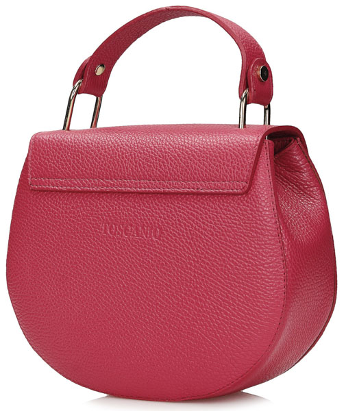 Torebka Toscanio F51 Czerwony D202 Skóra Naturalna