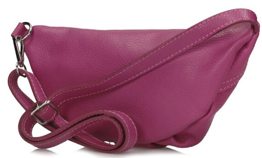 Torebka Toscanio A55 Fuksja Skóra Naturalna