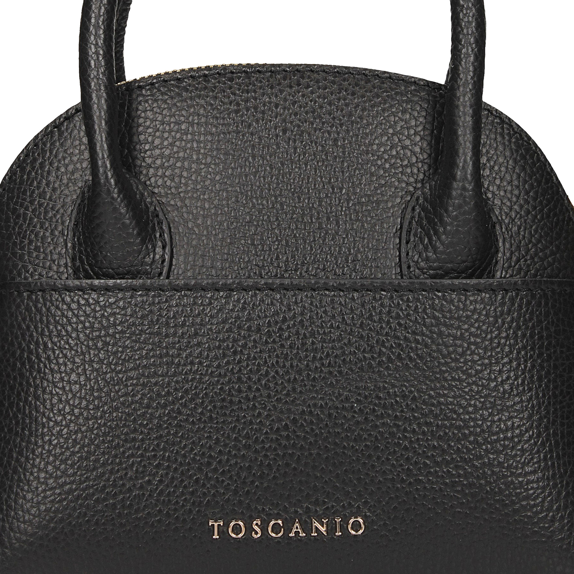 Torebka Toscanio F164 Czarny Skóra Naturalna