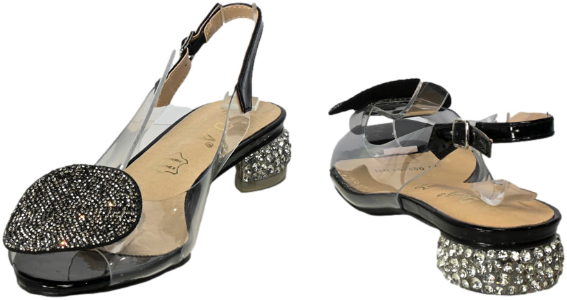 Sandały S.Barski MR38-386 Black Czarne