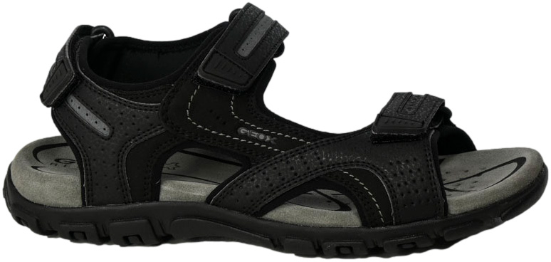 Sandały Geox U8224D 050AU C9310 Black Stone System wkładki Respira