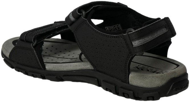 Sandały Geox U8224D 050AU C9310 Black Stone System wkładki Respira