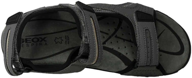 Sandały Geox U8224D OBC50 C9014 Stone LT.Grey System wkładki Respira