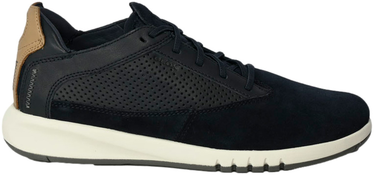 Sneakersy Geox U457FB 02285 C4002 Navy System wkładki Respira 