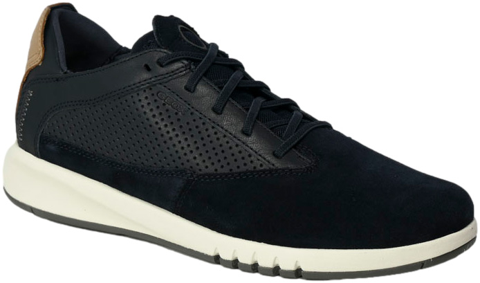 Sneakersy Geox U457FB 02285 C4002 Navy System wkładki Respira 