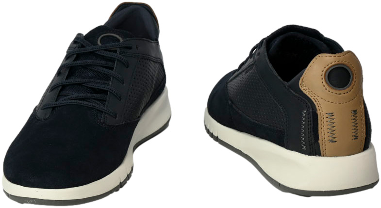 Sneakersy Geox U457FB 02285 C4002 Navy System wkładki Respira 