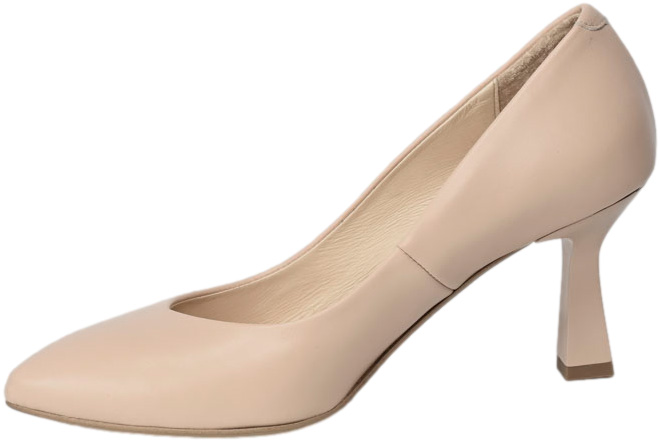 Czółenka Euromoda Shoes TMX1703 Beż Skóra Naturalna