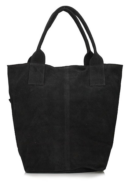 Torebka Toscanio 1101 Wel.Czarny Skóra