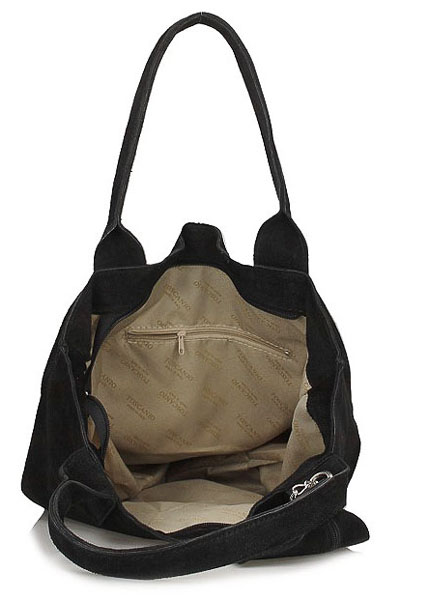 Torebka Toscanio 1101 Wel.Czarny Skóra