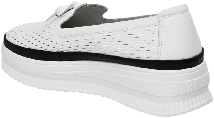 Półbuty Venezia GR23622 White Białe Skóra Naturalna