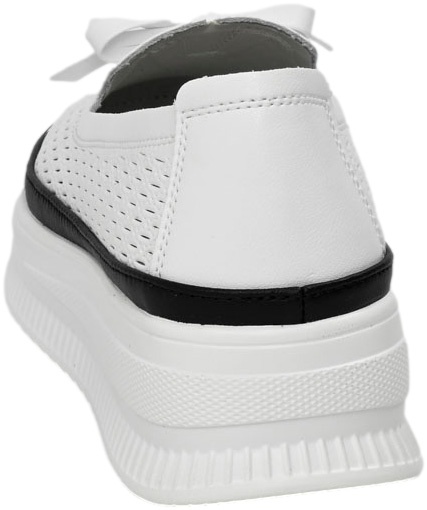 Półbuty Venezia GR23622 White Białe Skóra Naturalna