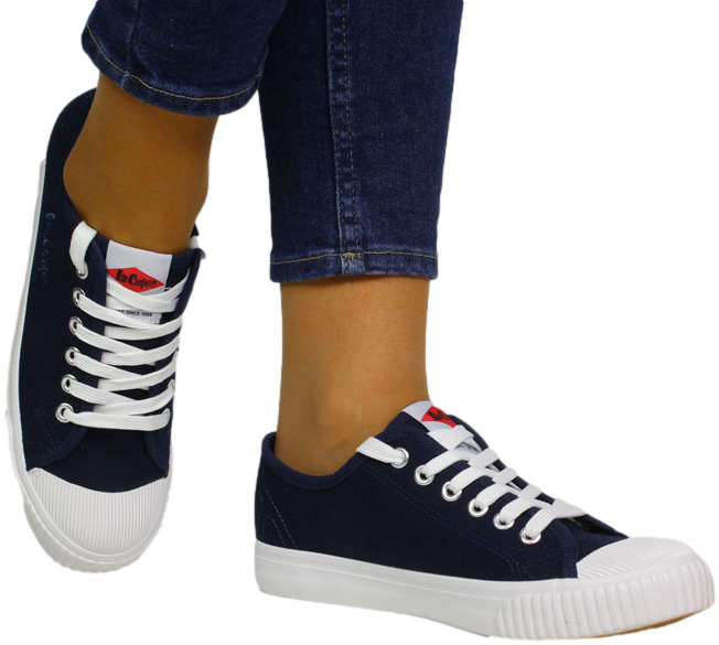 Trampki Lee Cooper LCW-23-44-1645LA Navy Granatowe