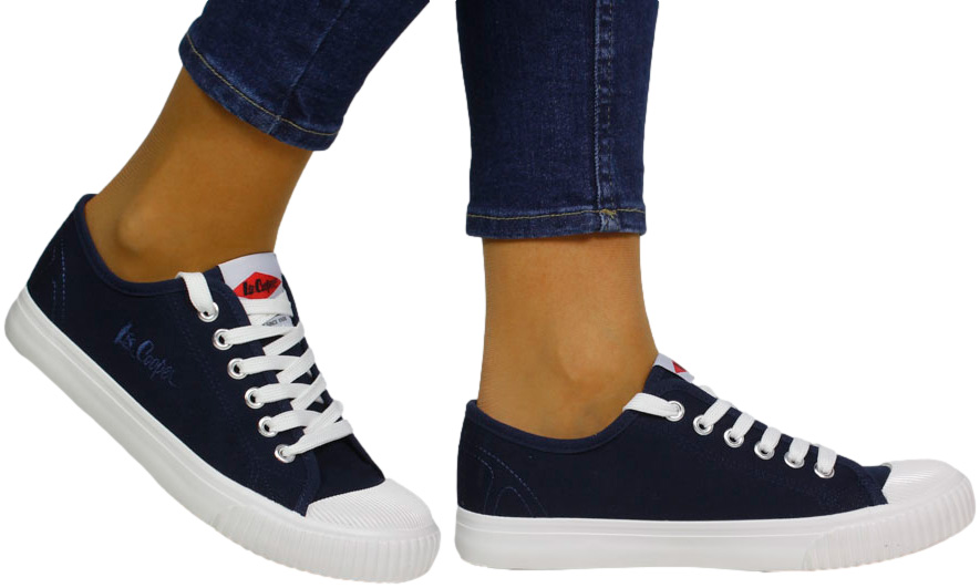 Trampki Lee Cooper LCW-23-44-1645LA Navy Granatowe